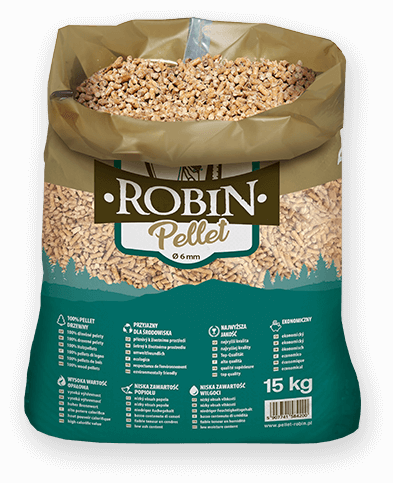 worek pelletu opałowego Robin do kupienia w Sierakowie lub sklepie internetowym